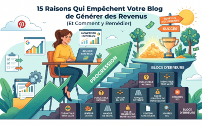 15 Raisons Qui Empêchent Votre Blog de Générer des Revenus (Et Comment y Remédier)